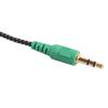 3.5mm 2 Male 1 Female Jack Plug to Audio Mic Headset Splitter Adapter