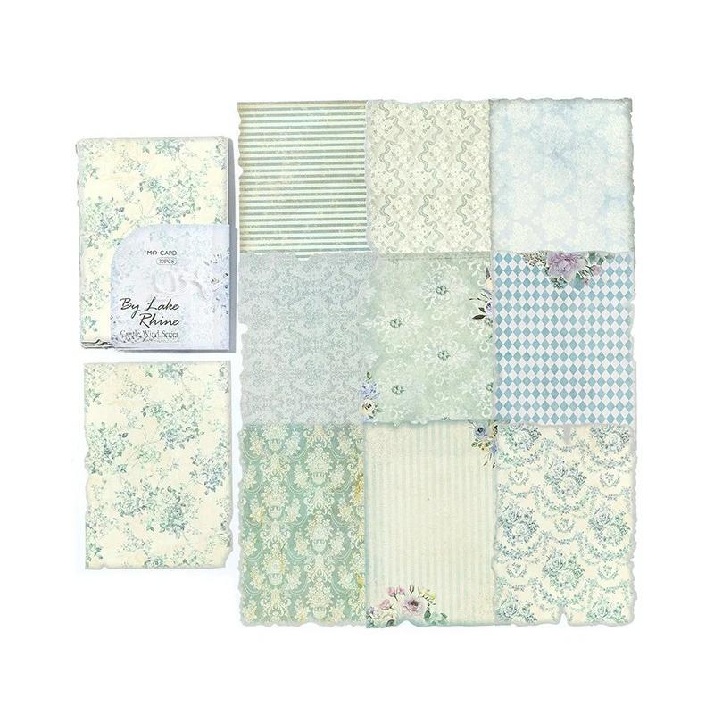 30Pcs/Pack Gentle Wind Series Scrapbooking Decorative Paper Material Perfect for Collage Journaling Craft Diy Supplies