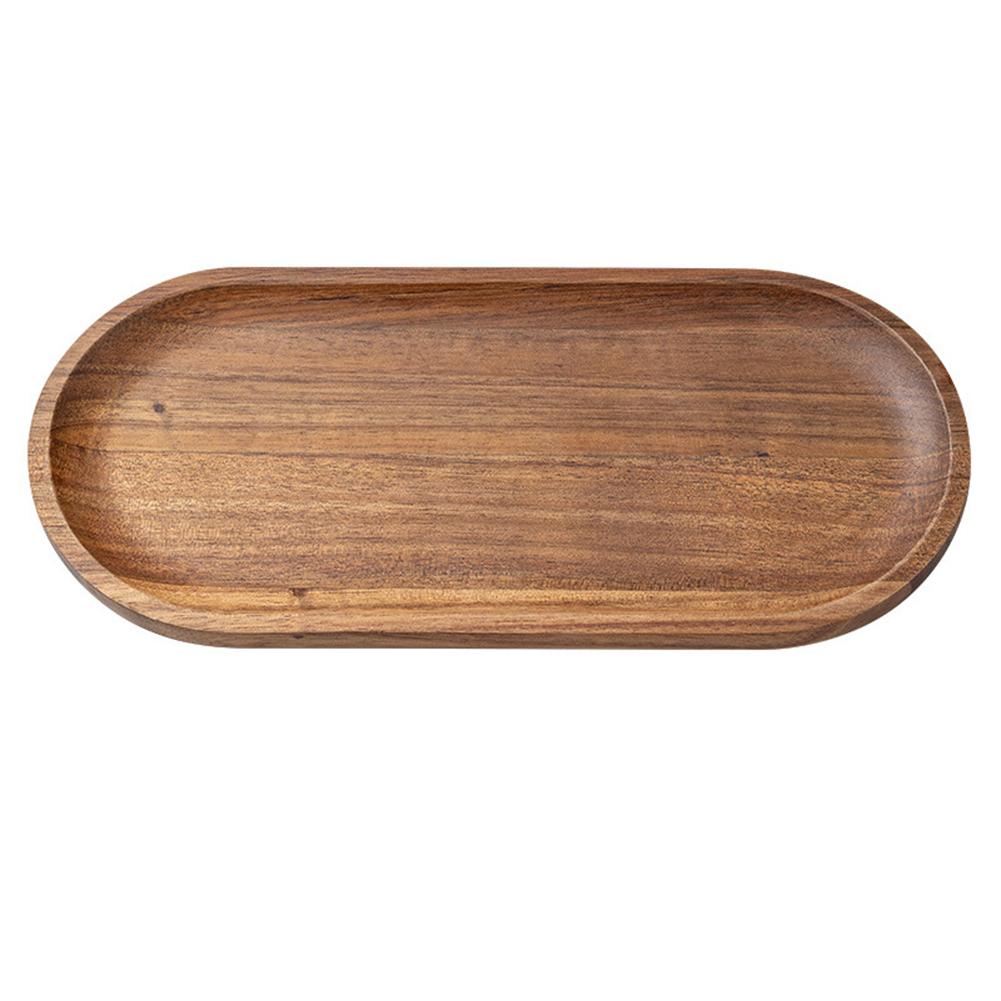 Wooden Serving Tray Rectangular for Tea Coffee Desserts and Snacks with Smooth and Robust Construction for Daily Use