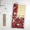 Bamboo Roll-Up Calligraphy Brush Bag: Chinese Style Pen Storage for Four Treasures of the Study