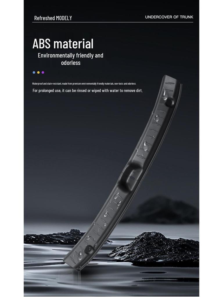 Refreshed Model Tesla Trunk Anti-Collision Tailgate Protector Strip