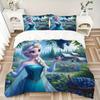 Elsa Garden Print 3Pcs Bedding Setduvet Cover With 2 Bedropillowcase Home Birthday Gift