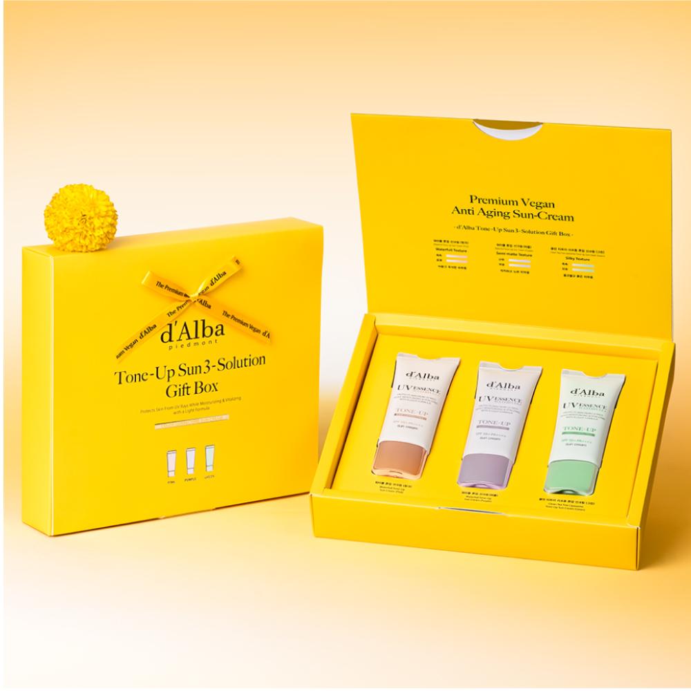 

[dAlba] Солнцезащитный крем с эффектом тона 3 шт. (50 мл * 3) - Корейский осветляющий набор солнцезащитных средств