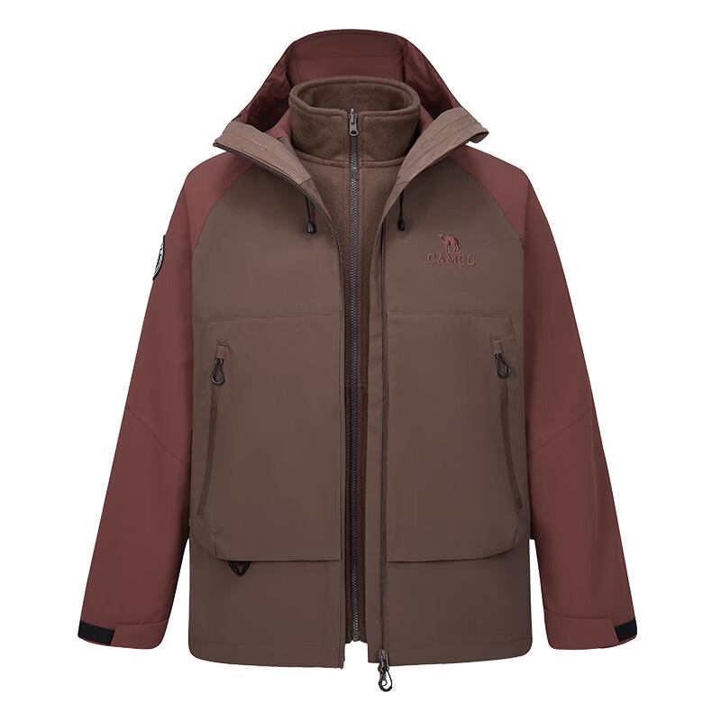Camel 3-in-1 Outdoor Windproof Waterproof Jacket