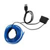 Light Strip LED Lamp Light Glow Flat Edge EL Wire String Strip Rope Tube
