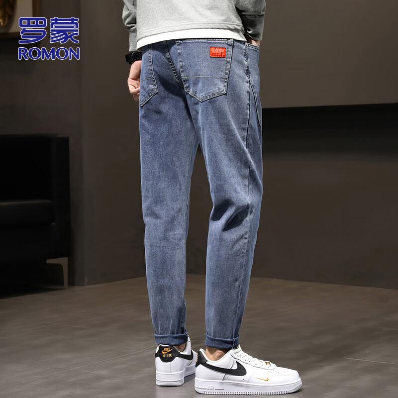 

ROMON Мужские стрейчевые джинсы прямого кроя 36