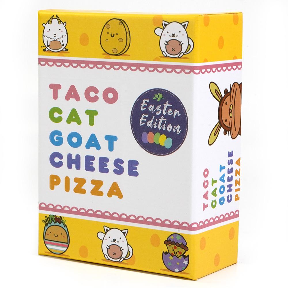 Taco Gatto Capra Formaggio Pizza Carta Estremamente Divertente per Gioco di Gruppo in Famiglia