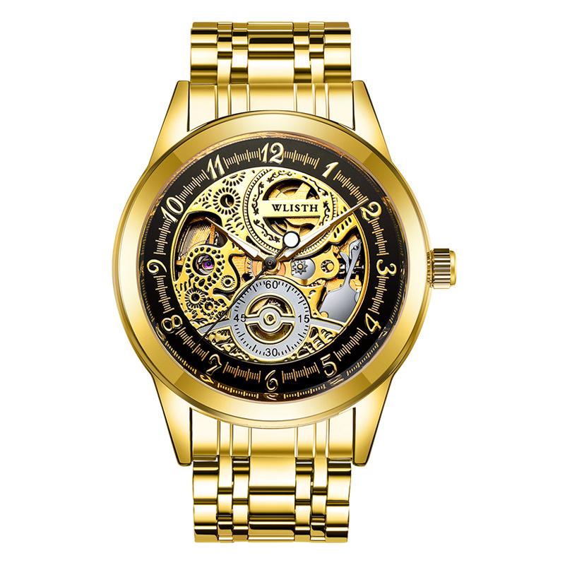 Wolis Automatic Mechanical Watch Gold Men'S Watch Watch Automatic Mechanical Watch