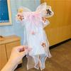 Elegant Pearl Tassel Headband & Bow Hair Clip Set for Girls