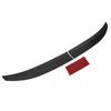 3pcs Rear Trunk Spoiler Kit ABS Adjustable Wearproof Heat Resistant Universal for SedanCarbon Fiber Style