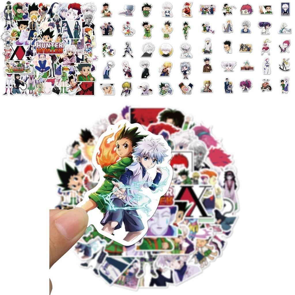 Vibrant 50pcs Hunter X Hunter Anime Stickers For Laptops And Skateboards