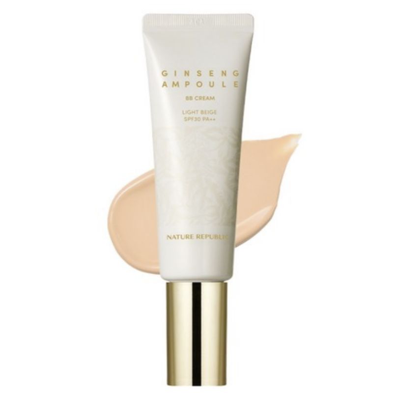 Nature Republic Ginseng Ampoule BB Cream SPF30 PA++ 50ml 2 Colors 01.Light beige