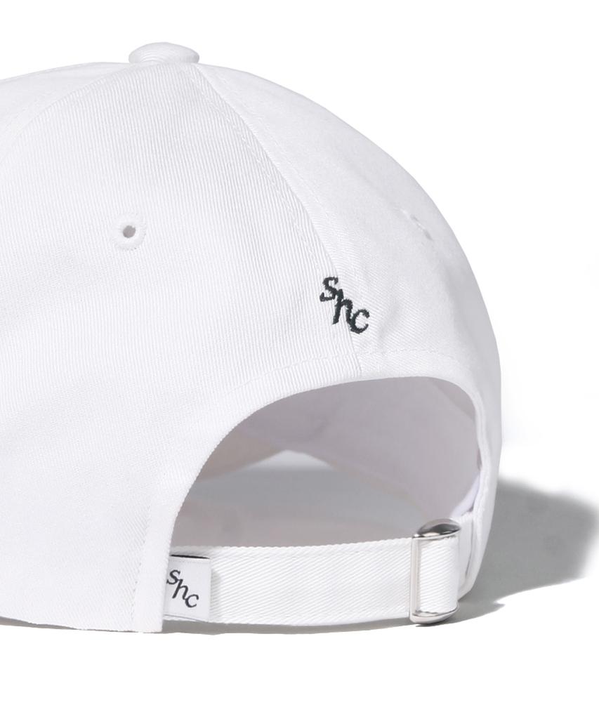 SUNDAY HOBBY CLUB Square Logo Curved Cap - White