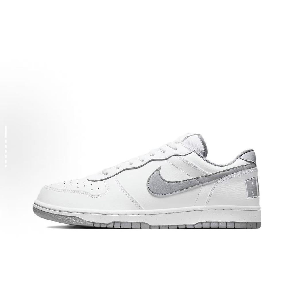 Nike Big Starfall Butterfly Dancing Abrasion Resistant Breathable Low Top Skateboard Shoes Unisex Gray White 355152-106(Team836-)