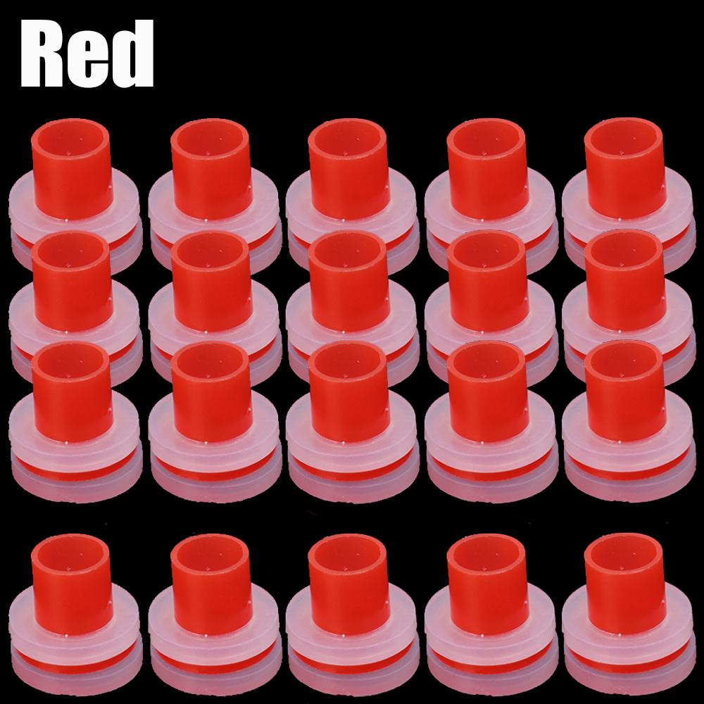 

60/10Pc Faucet Leak-proof Sealing Gaskets PPR Pipe Plugs Free Tape Triangle Valve Prevent Dripping Sealed Ring Silicone Washers 10PCS красный
