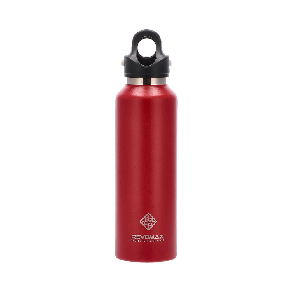 

RevoMax V3 Vacuum Insulated Flask DWF-20427B, Fire Red, 592mL, One-Touch Insulated Water Bottle, Mug Bottle, Carbonated Drink Bottle, ColdHot,