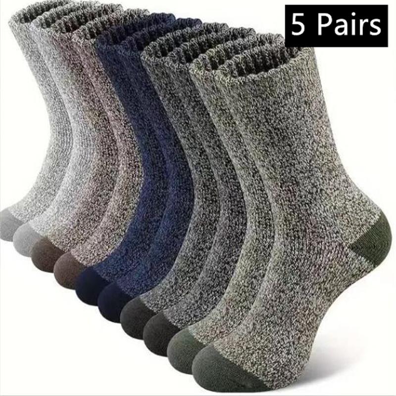 

5 Pairs Merino Wool Socks For Man Women , Super Thick Hiking Sock Men S Thermal Socks For Cold Weather Men Woman Snow Socks