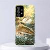 Carp Fish Fishing Rod Hook Soft Case For Samsung Galaxy A16 A15 A14 A13 A56 A55 A54 A53 Phone Cover A36 A35 A34 A33 A26 A25 A24