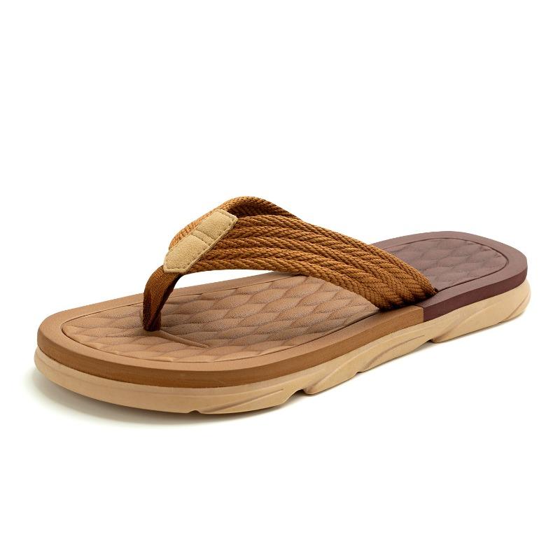 Flip-flops men's summer wear non-slip and wear-resistant pinch slippers men's casual outdoor beach sandals