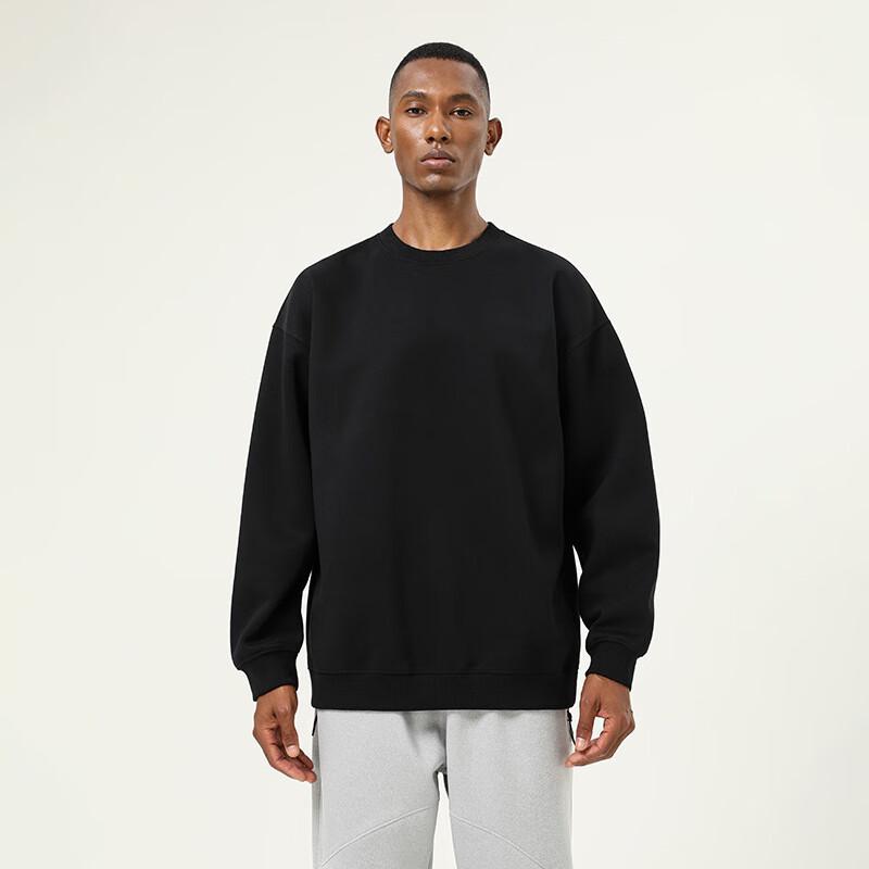 Miling Men s Loose-Fit Crewneck Sweatshirt L