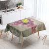 Abstrakte Kunst Lebensmittelillustration Tischdecke Ölbeständige Tischdecke Wasserdichte Picknick-Stoff Nordische Heimdekoration