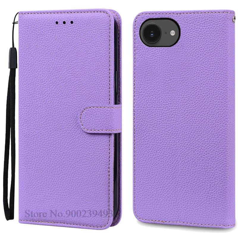 For iPhone 16e Case Leather Flip Wallet Cover For iPhone 16E Case Stand Book Fundas For iPhone 16e 16 E 2025 Phone Case Coque