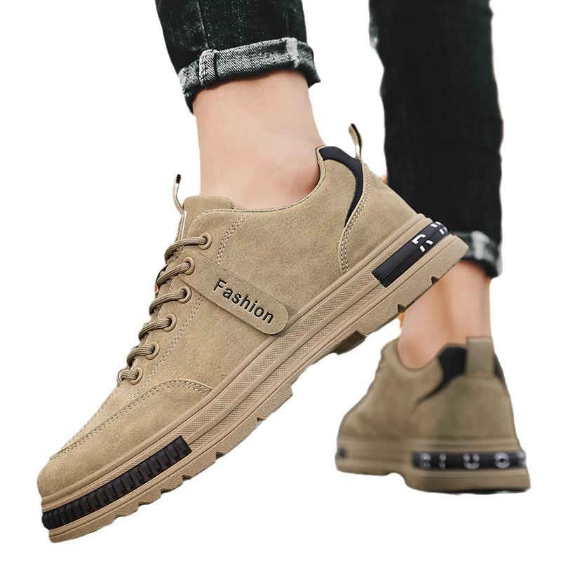 New Summer Men's Breathable Casual Shoes: Versatile, Trendy, Light Sports Shoes with Labor Protection