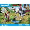 Playmobil 71525 drone d'observation avec dimorphodon, dinos, 49 pièces, dès 4 ans
