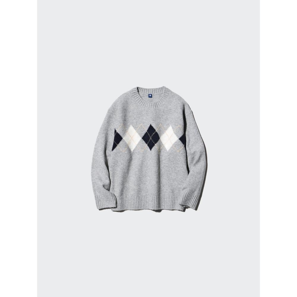 Uniqlo Детский свитер Supleyan Аргайл