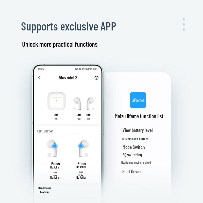 Meizu Blus Mini2 True Wireless Bluetooth Earbuds