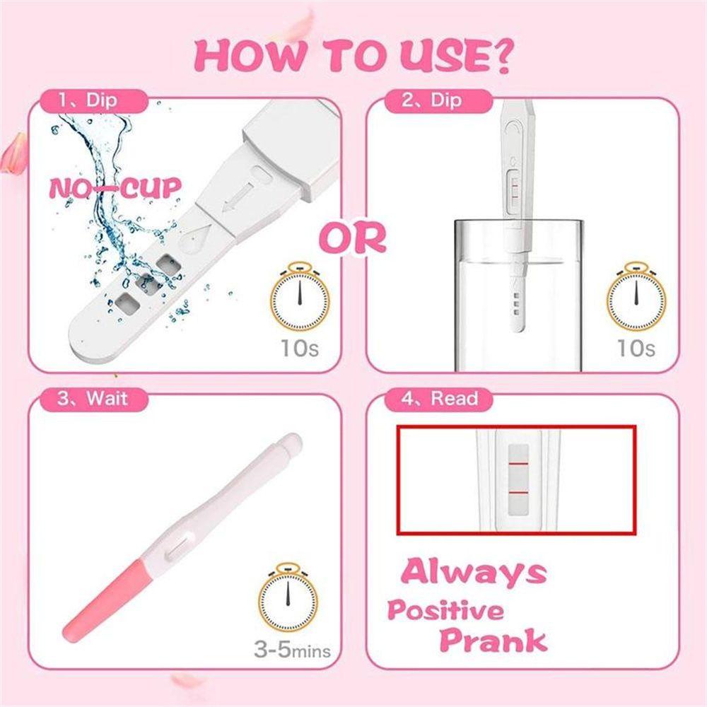 Joke Women Men Pregnancy Test Positive Fake Pregnancy Test Practical Jokes Pregnancy Test Trickys