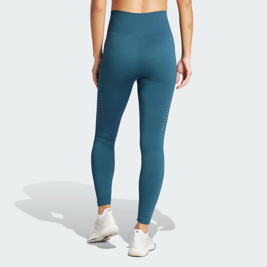 Adidas Yoga Seamless 7/8 Leggings Women Fitness Bottoms Dark-Blue HY3859