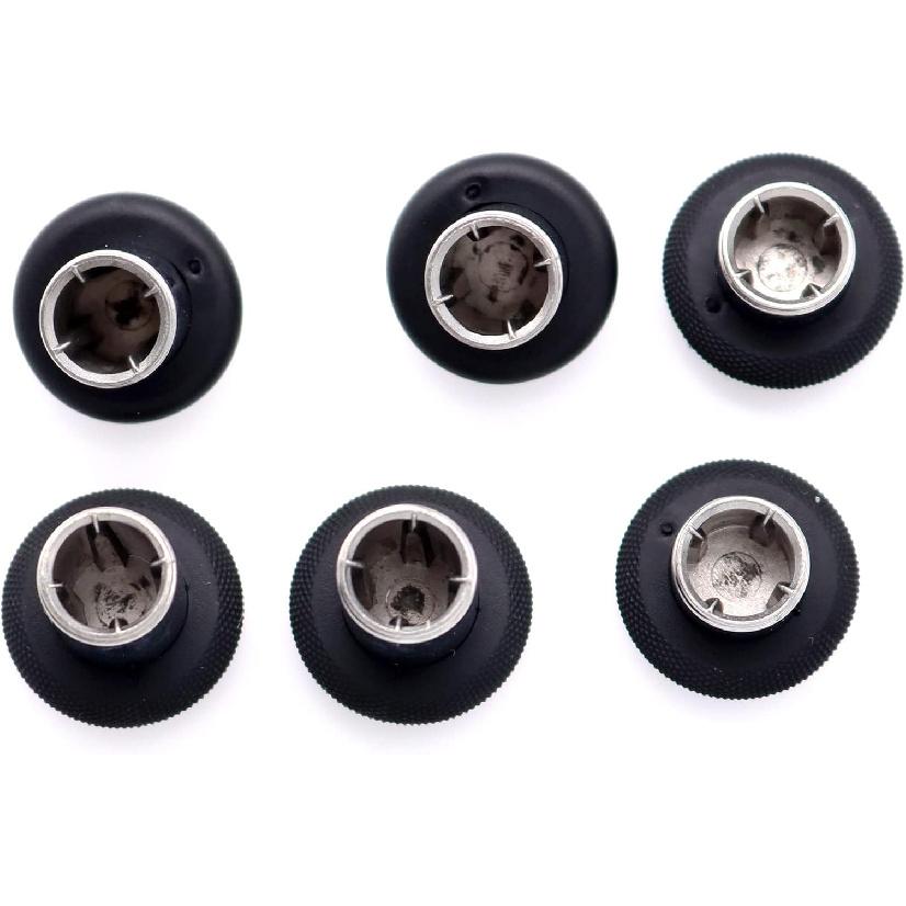 6 Pack Swap Magnetic Thumbstick Set Replacement for Xbox One Elite Controller Analog Sticks Black