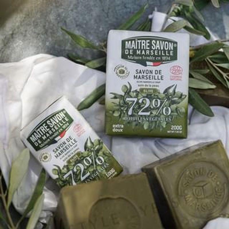 MAITRE SAVON DE MARSEILLE - Марсельский мыло Оливковое 100g