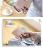 Korean Style Embroidered Zipper Wallet: Cute, Compact Women's Multi-Card Coin Purse