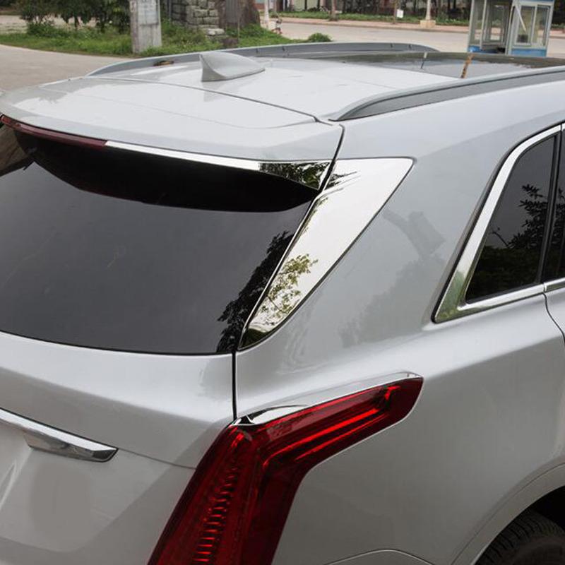 For Cadillac XT5 2016 2017 2018      Car Tail Wing Side Cover Decoration Trim Frame Window Stick Accessories