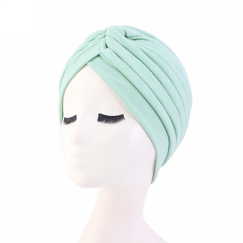Ethnic cotton headscarf cap, Indian cap, chemotherapy cap TJM-412