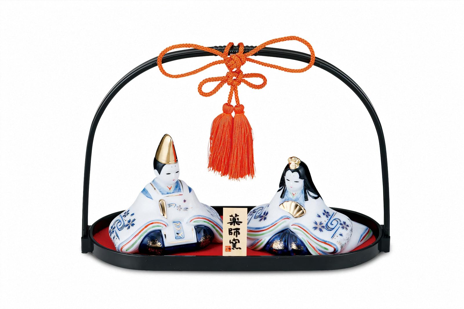 Куклы Якусигама для куклы Нисики, окрашенной в технике крашения, Большой фестиваль девочек, Ручная корзина (с корзиной)