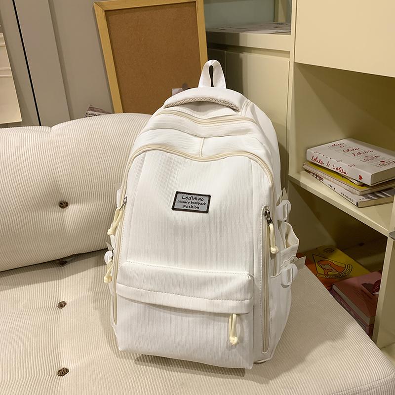 Large Capacity Junior High School Student Schoolbag Girls Travel Lightweight Backpack