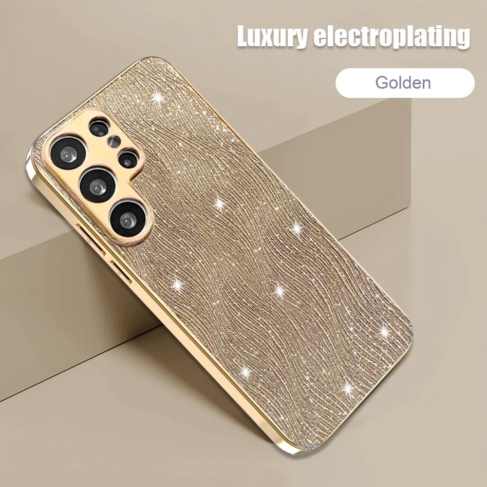 Electroplate TPU Phone Case For Samsung Galaxy S25 Egde S25 S24 S23 Ultra Plus S23 FE S24 FE 5G Cover Camera Shockproof Cases