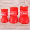 4Pcs Pet WaterProof Rainshoe Anti-slip Rubber Boot for Small Medium Large Dogs Cats Outdoor Shoe Dog Ankle Boots Pet Accessories