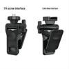 Universal Fill Light Phone Clip with 1/4 Interface, Cold Shoe Mount, Strong Grip for GoPro and Video Conferencing