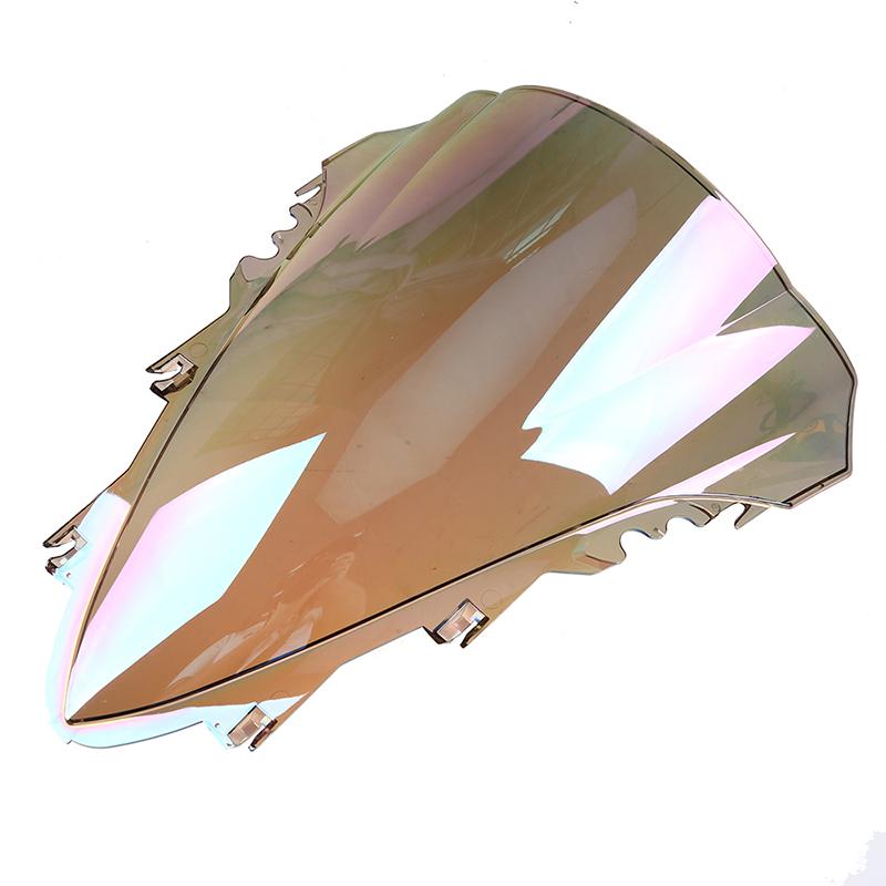 Double Bubble Motorcycle Windscreen Fit For Yamaha R1 07-08 ABS Windshield Aerodynamic High Speed Racing Screen