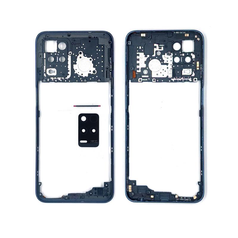 For Realme 8 5G RMX3241 Middle Frame Housing Bezel Side Frame чёрный