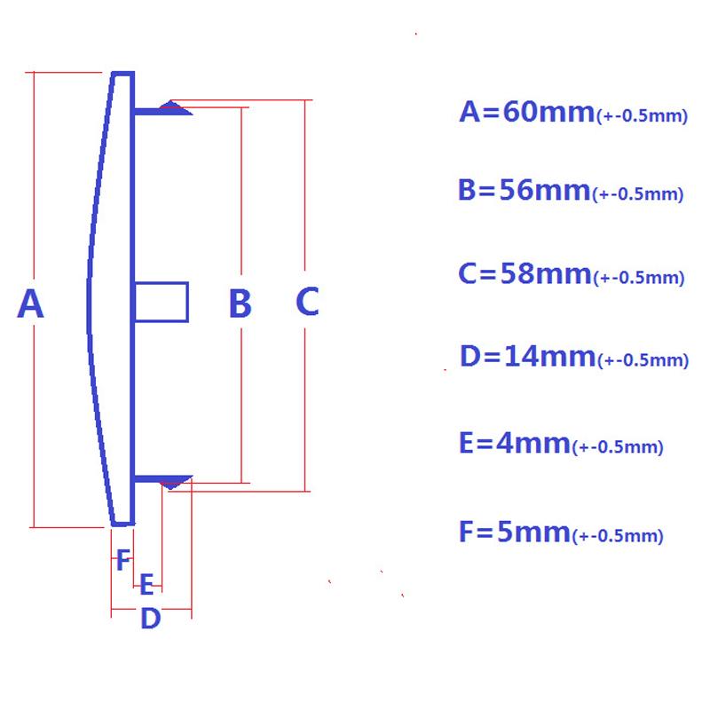 4Pcs/lot 60mm ABS Car Wheel Hub Center Cap Cover Black Silver White Copper Vehicle Rims Dust- proof Cover Hubcaps Hub Center Cover