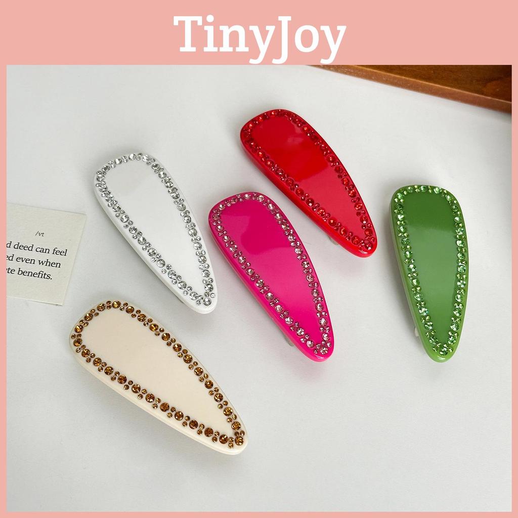 Elegant Spring Clip With Rhinestones For Chic Hairstyling In Versatile Colors And Designs