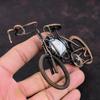 Blue Scheelite Pendant Copper Wire Wrapped Pendant Handmade Gemstone Pendant Beautiful Cycle Pendant Copper Wire Wrap Jewelry Gift For Women