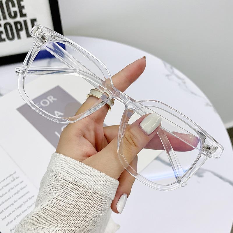 Ultra Light Square Comfortable Large Eyeglasses Fashion Women Optical Prescription Glasses Frame Men High Quality