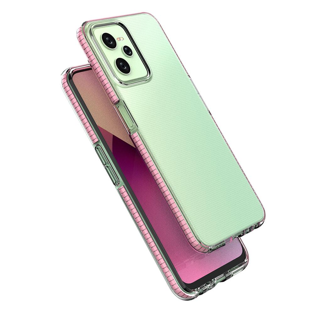 Realme C35 Black Silicone Protective Case with Frame by Hurtel