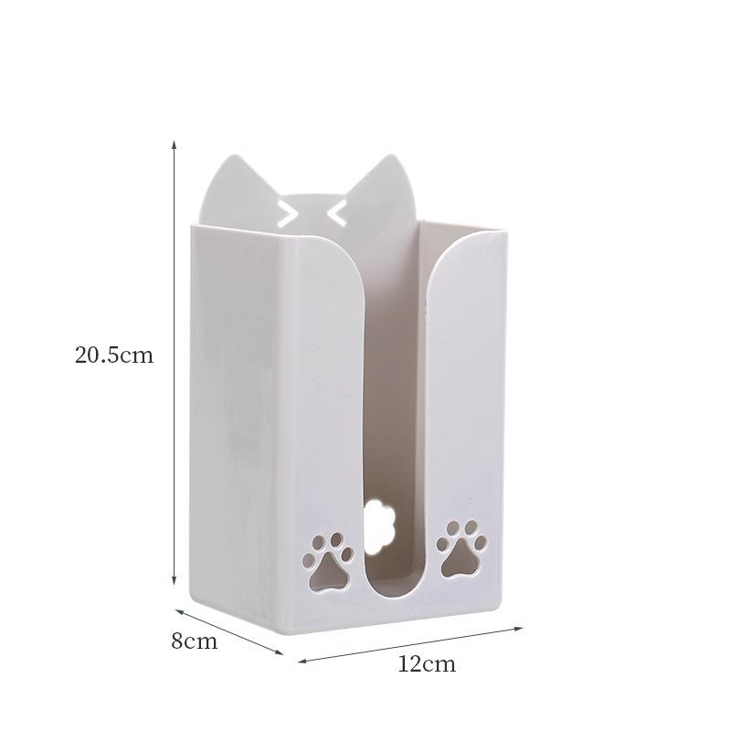 Wall Mounted Tissue Box Aesthetic Cartoon Design Napkin Holder for Bathroom Kitchen Home Decoration